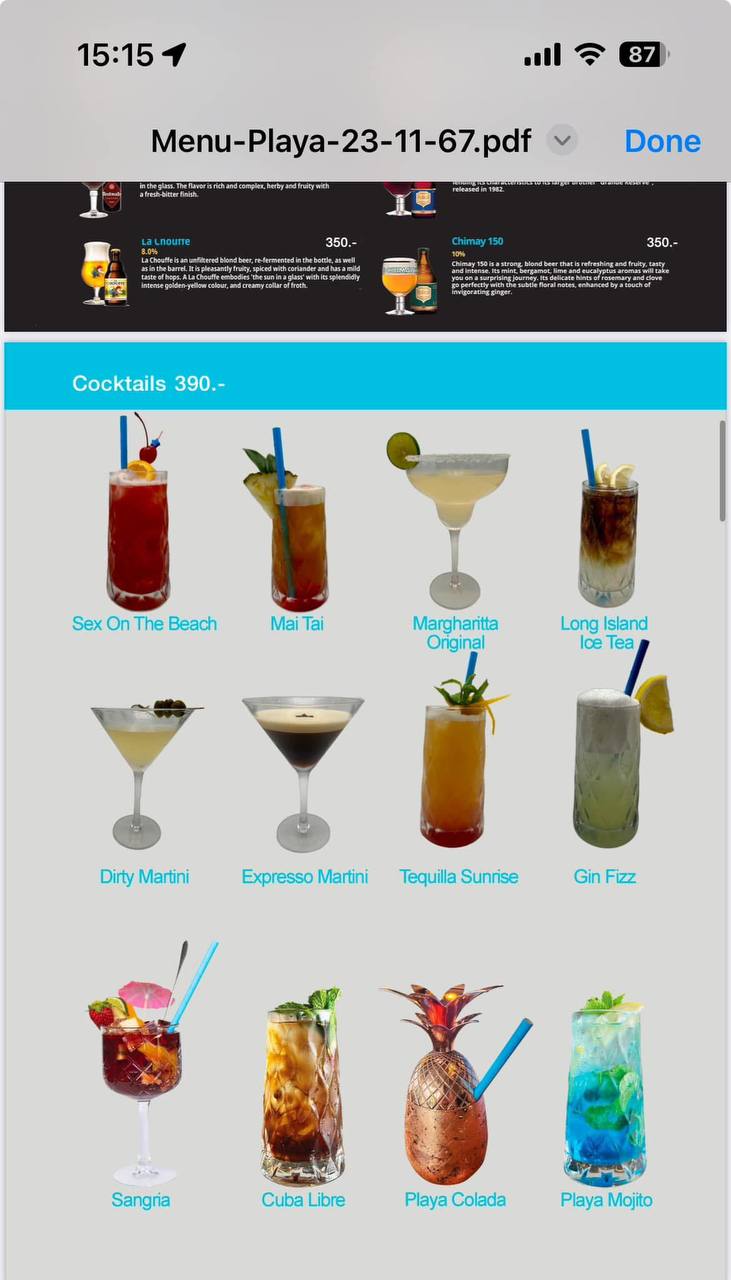 Cocktails