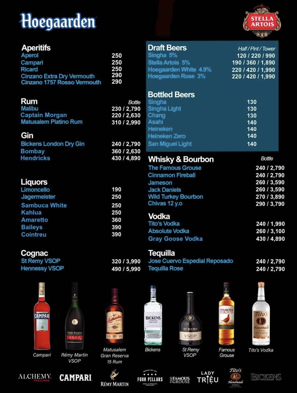 Spirits & Liquors